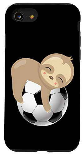 iPhone SE  2020    7   8 Sloth Soccer Funny Animal Gift Sloths Football Case