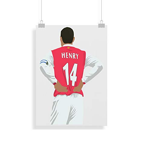 Thierry Henry Print Arsenal Soccer Poster