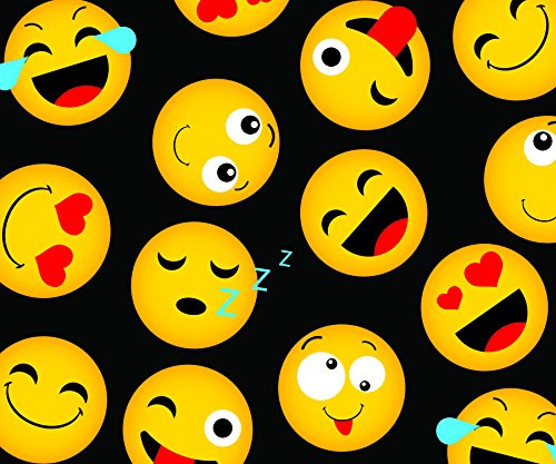 Fleece Emoji 50"x60" Throw Blanket