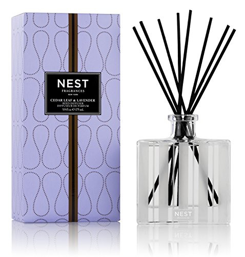 NEST Fragrances Reed Diffuser- Cedar Leaf & Lavender, 5.9 fl oz