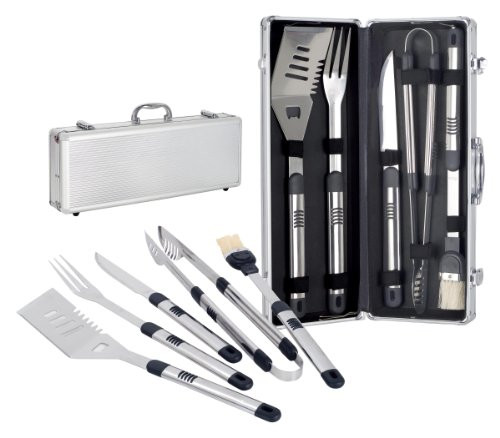 ONIVA - a Picnic Time brand Fiero 5-Piece Deluxe BBQ Tool Set in Carry Case
