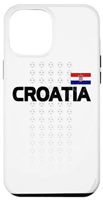 iPhone 12 Pro Max Croatia Soccer Fan Football Flag Croatian Team Pride Futbol Case