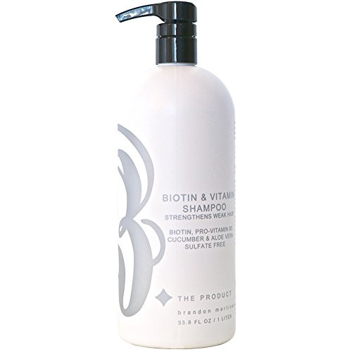 Biotin Hair Growth Shampoo-Biotin Vitamin Shampoo For Hair Loss And Thinning Hair, Sulfate Free Aloe Vera Cucumber Extract With Pro Vitamin B, B. the product 33.5oz.