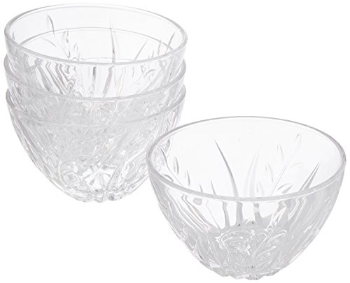 Arc International Cristal d'Arques Cassandra Diamax Bowl, 5-Inch, Set of 4