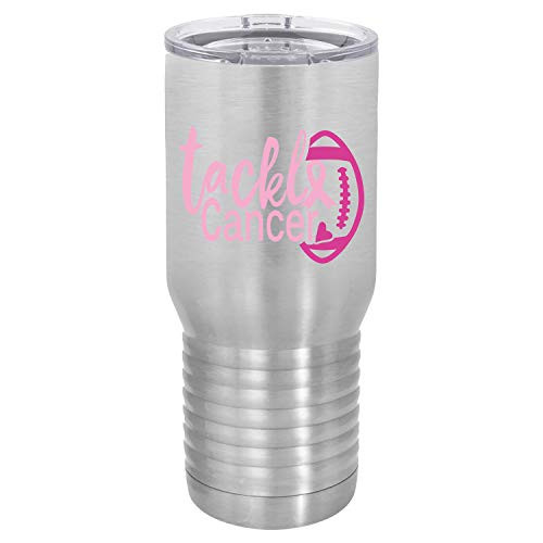Tackle Cancer Stainless Steel 20 oz. Tumbler Travel Mug