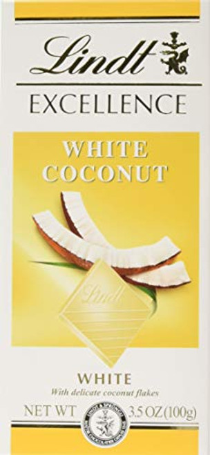Lindt Chocolate Bar Excellence White Coconut, 3.5 oz Lindt Chocolate Bar Excellence White Coconut, 3.5 oz