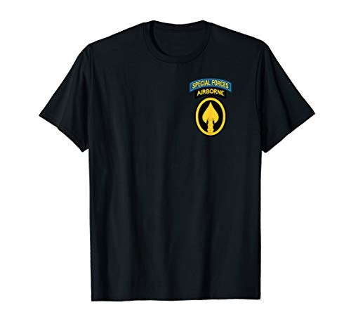 US Special Forces - SF Tab Green Beret - SOCOM Patch T-Shirt
