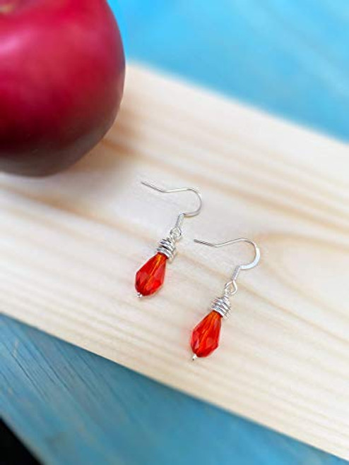 Red Christmas Earrings Christmas Light Earrings Christmas Decoration Earrings Christmas Jewelry Red Orange Earrings Red Christmas Earrings Christmas Light Earrings Christmas Decoration Earrings Christmas Jewelry Red Orange Earrings