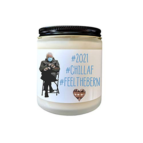 Bernie Sanders Candle Bernie Sanders Mittens Bernie Sanders Meme Funny Candle Gift  2021