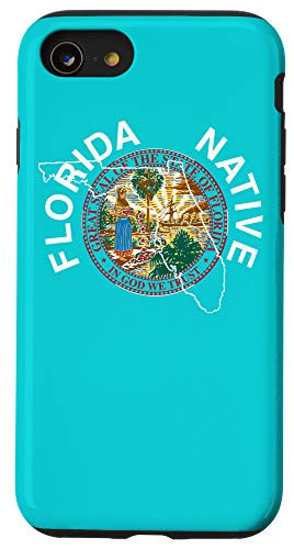 iPhone SE  2020    7   8 Florida-Native-State-Great-Seal-Stamp Case
