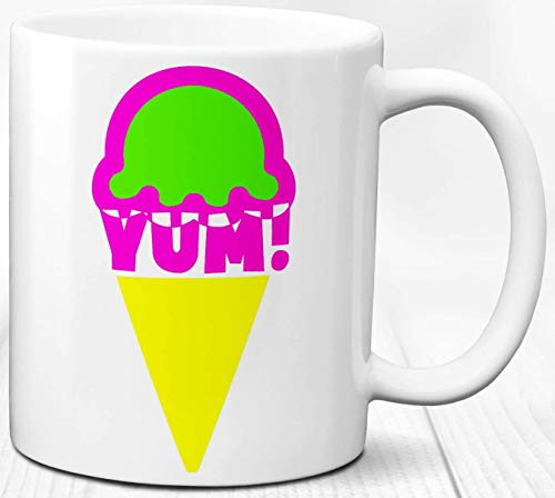 Ice Cream Cone Mug Sundae Lover Cute 11 oz Cute Gift Ceramic Tea Coffee Cup