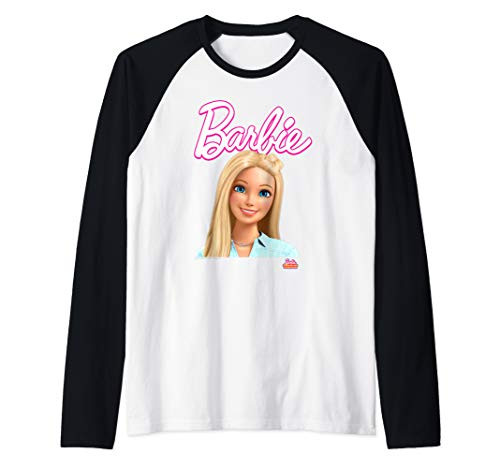 Barbie Dreamhouse Adventures Barbie Portrait Raglan Baseball Tee Barbie Dreamhouse Adventures Barbie Portrait Raglan Baseball Tee