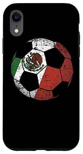 iPhone XR Mexico Soccer Ball Flag Jersey - Mexican Football Gift Case