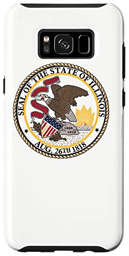 Galaxy S8 Plus State of Illinois Seal Flag - I Love my Home Country Case