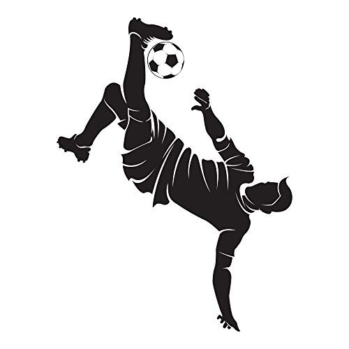 Boys Soccer Kick No Name. - 0296 - Soccer Theme Decal - Sports Decal - Bicycle Kick - Futbol Boys Soccer Kick No Name. - 0296 - Soccer Theme Decal - Sports Decal - Bicycle Kick - Futbol