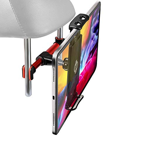 Headrest Tablet Mount  SRMATE Car Headrest Tablet Holder Stand Cradle for 4.7-12.9 inch  Devices iPad Pro Air Mini  Galaxy Tabs Cellphones and Tablets - Red