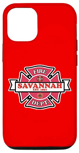 iPhone 12 12 Pro Savannah Fire Department Seal Image Georgia Case