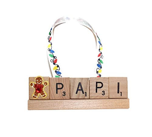 Papi Ornament  Papa Ornament  Papi Christmas Ornament  Grandpa Christmas Ornament  Papi Gift  Papa Ornament  Papaw Gift  Custom Christmas Ornament  Papi Birthday  Papa Birthday