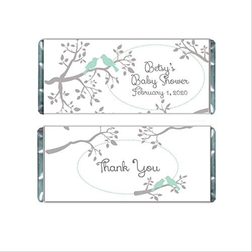 Birds in a Tree Personalized Hershey Candy Bar Wrappers for Chocolate Party Favors Baby Shower Favors Bridal Shower Candy Labels Pack of 20 Birds in a Tree Personalized Hershey Candy Bar Wrappers for Chocolate Party Favors Baby Shower Favors Bridal Shower Candy Labels Pack of 20