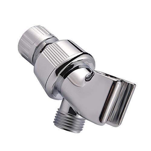 Aimshine Shower Head Holder for Handheld Showerheads Chrome Adjustable Shower Arm Mount with Swivel Ball Universal Mount Chrome