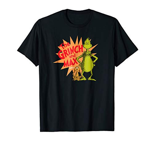 Dr. Seuss Grinch and Max Burst T-shirt Dr. Seuss Grinch and Max Burst T-shirt