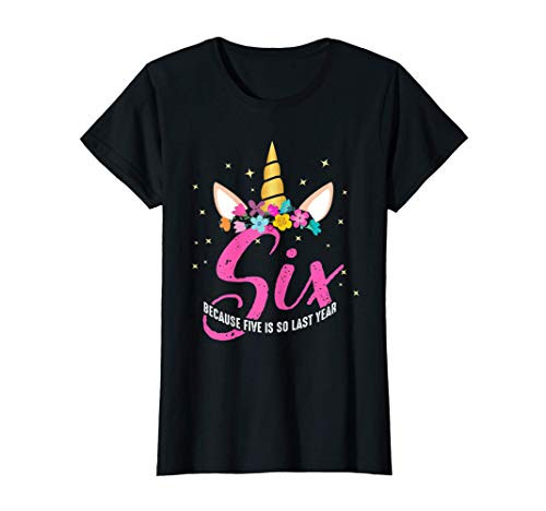 6 Years Old Birthday Girl Gifts Unicorn 6th Birthday T-Shirt 6 Years Old Birthday Girl Gifts Unicorn 6th Birthday T-Shirt
