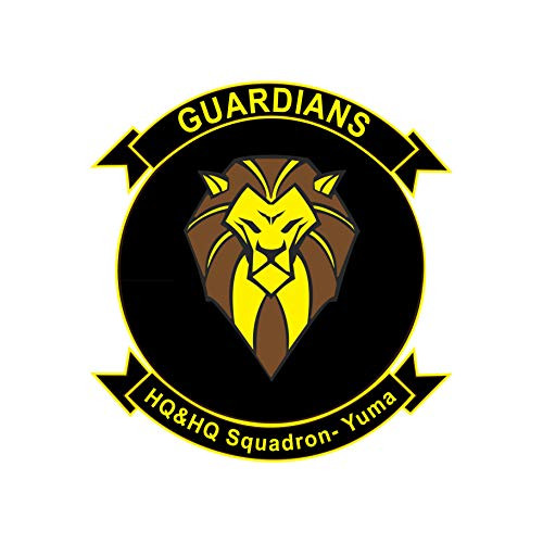 HQ  and  HQ Squadron Yuma Patch - Wall Decal - Variety of Sizes Available