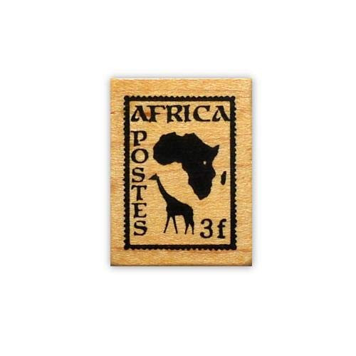 Africa Postage Mounted Rubber Stamp  17