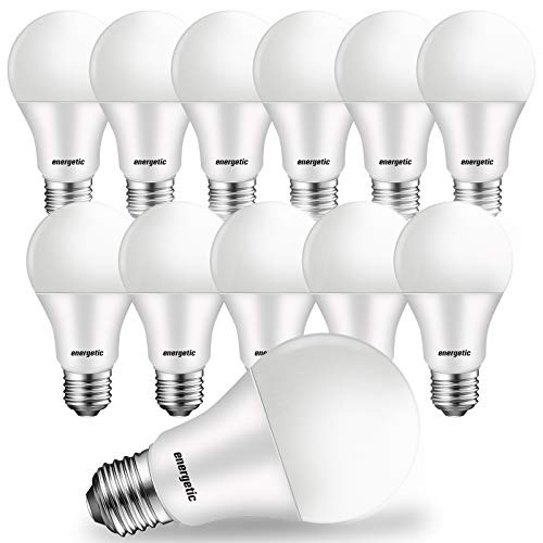 LED Light Bulbs 60 Watt Equivalent  3000K Warm White  A19 LED Bulbs  E26 Base  750LM Non-Dimmable UL Listed  12 Pack