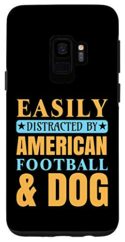 Galaxy S9 American Football Dog Lover Owner Player Coach Fan Gift Men Case
