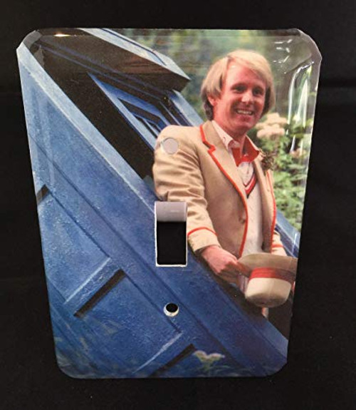 Doctor Who Peter Davison Tardis BBC Science Fiction Switch Plate Switchplate Wallplate Light Cover
