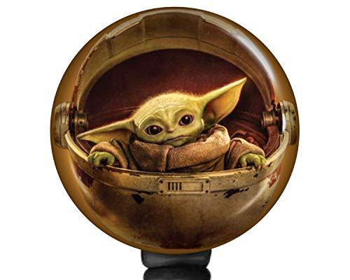 Baby Yoda Grogu Badge Reel Mandalorian The Child Badge Holder V2