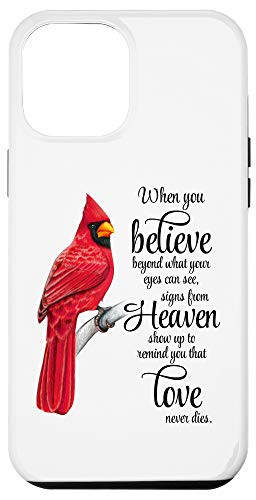 iPhone 12 Pro Max Cardinal Red Bird Sign from Heaven Angel Case