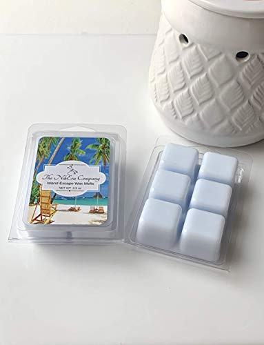 Island Escape Wax Melts W Coconut Wax - 6 Cubes