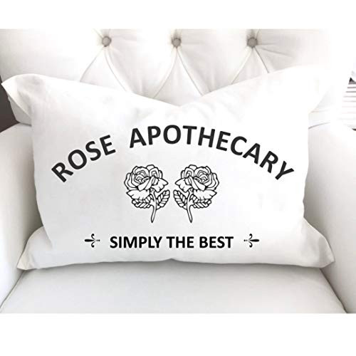 Rose Apothecary Pillow Schitts Creek Gift Schitts Creek Pillow Schitts Creek Decor Gift for Her Schitts Creek Party Decor Rosebud Motel