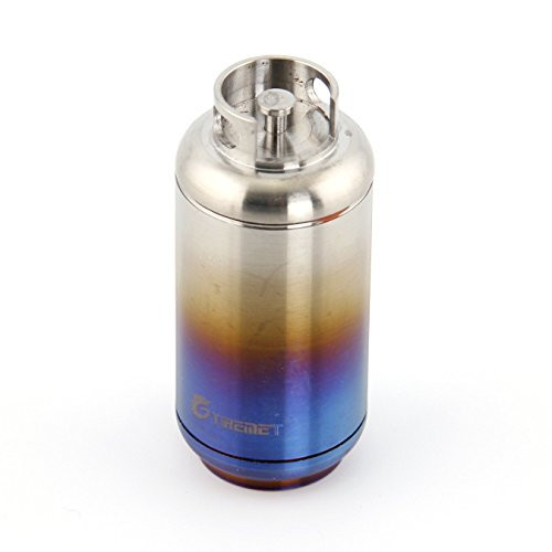 Tiremet Titanium Survival Waterproof Storage Capsule Tablet Pill Box Container (Blue)