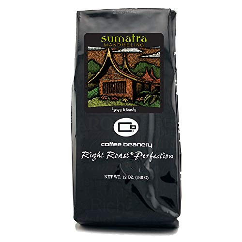 Coffee Beanery Sumatra Mandheling 12 oz.  Whole Bean