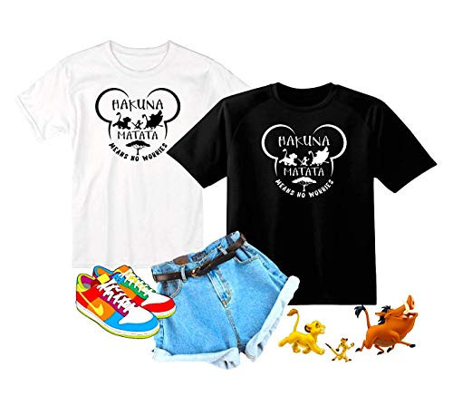 Hakuna Matata T-shirt. It Means No Worries Shirt. Disney Family Shirts