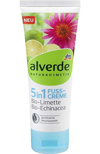 Alverde foot cream 5in1  75 ml  pack of 2  - German product