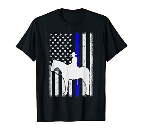 Police Officer Mounted Patrol Cops Law Enforcement T-Shirt