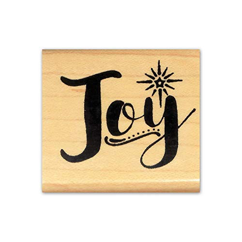 Joy Mounted Rubber Stamp - Christmas  26