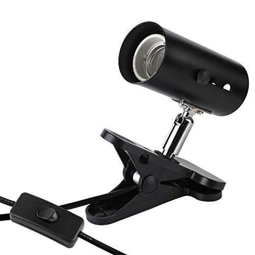 WUHOSTAM Reptile Clamp Heat Lamp Fixture Holder Adjustable Flexible Clip on Habitat Bulb Holder Stand Suitable for Aquarium  Reptiles Brooder Coop Turtle Turtle Snake