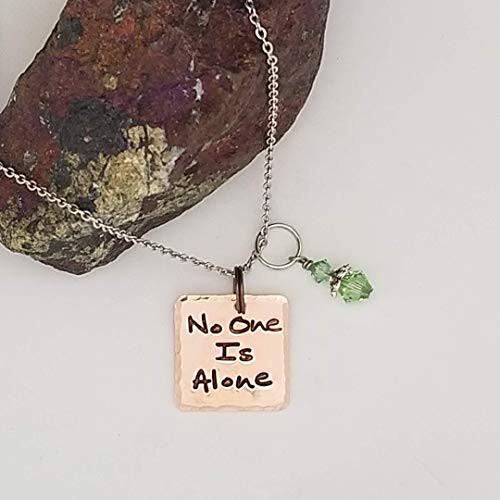 No One Is Alone - Into The Woods inspired hand stamped necklace No One Is Alone - Into The Woods inspired hand stamped necklace