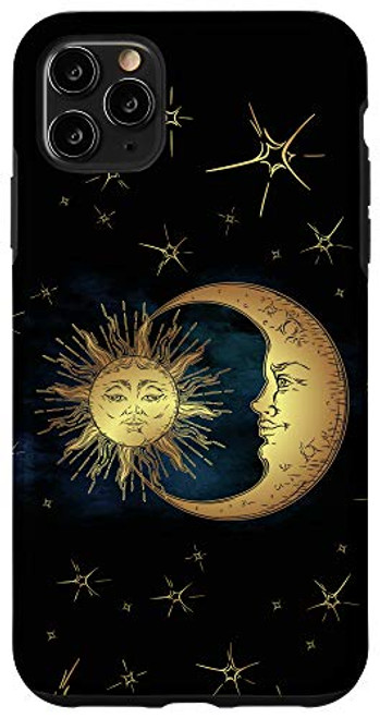 iPhone 11 Pro Max Vintage Sun Moon and Stars Celestial Case iPhone 11 Pro Max Vintage Sun Moon and Stars Celestial Case