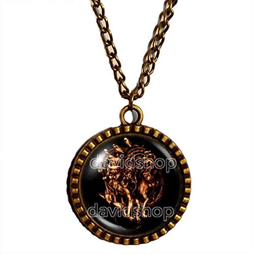 Marchosias Necklace Pendant Fashion Jewelry Lesser Key Of Solomon Goetia Demon Seal Sigil Sigils Symbol Art Cosplay