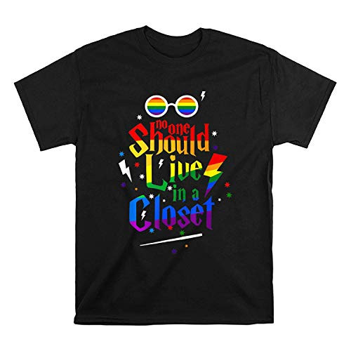 No One Should Live In A Closet LGBT Gay Pride T-Shirt  Long Sleeve  Sweatshirt  Hoodie