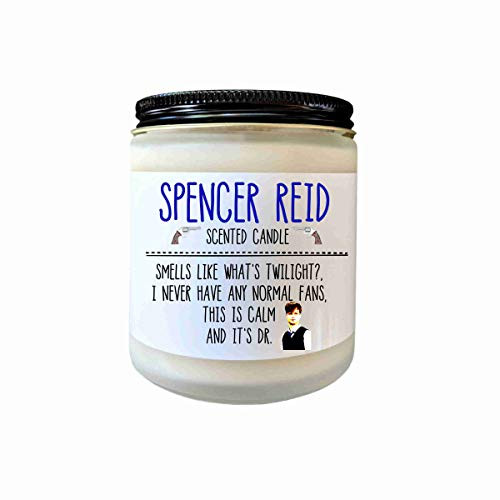 Spencer Reid Criminal Minds Scented Candle Gift for Her Fan Gift Pop Culture Candle Celebrity Candle Candle Gift Matthew Gray Gubler Spencer Reid Criminal Minds Scented Candle Gift for Her Fan Gift Pop Culture Candle Celebrity Candle Candle Gift Matthew Gray Gubler