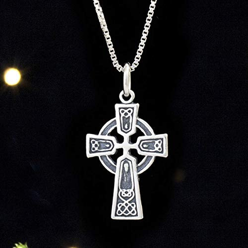 Sterling Silver Celtic Cross - Small -  Charm Only or Necklace