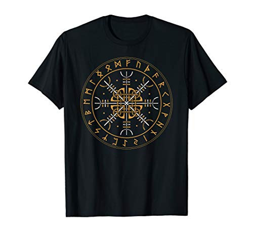 Aegishjalmur Shirt Nordic Viking Symbol Helm Of Awe T-Shirt