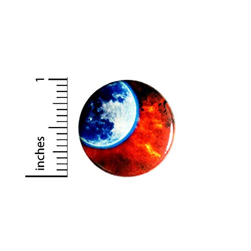 Planet Button Sci Fi Space Pinback for Backpacks or Jackets Geek Pin 1 Inch 95-27